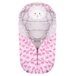 Sac de dormit pentru copii, bebelusi, roz, 80x45/40 cm, Springos fotografia produsului View 10 S