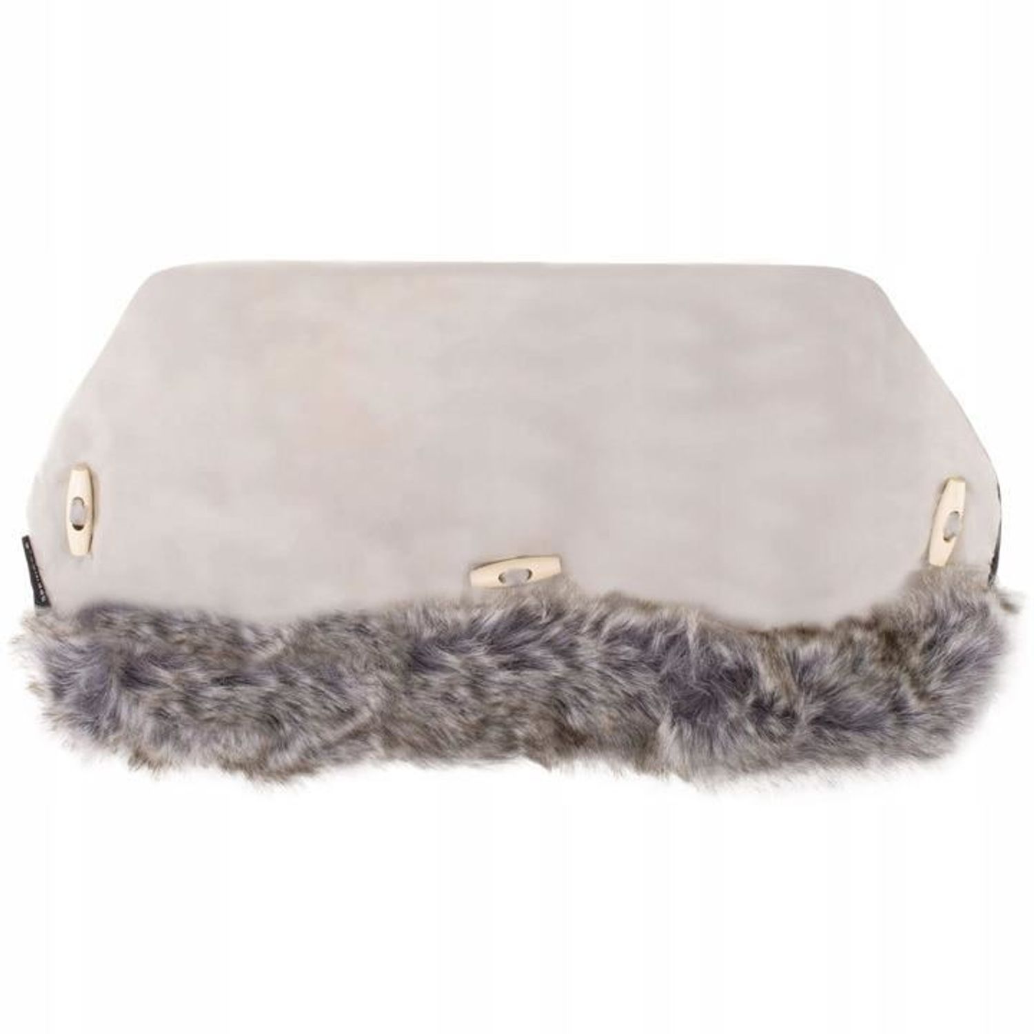 Manson, manusi, iarna, pentru carucior, cu blana, bej, 45x50/40 cm, Springos fotografia produsului View 4 L