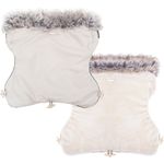 Manson, manusi, iarna, pentru carucior, cu blana, bej, 45x50/40 cm, Springos fotografia produsului View 5 S