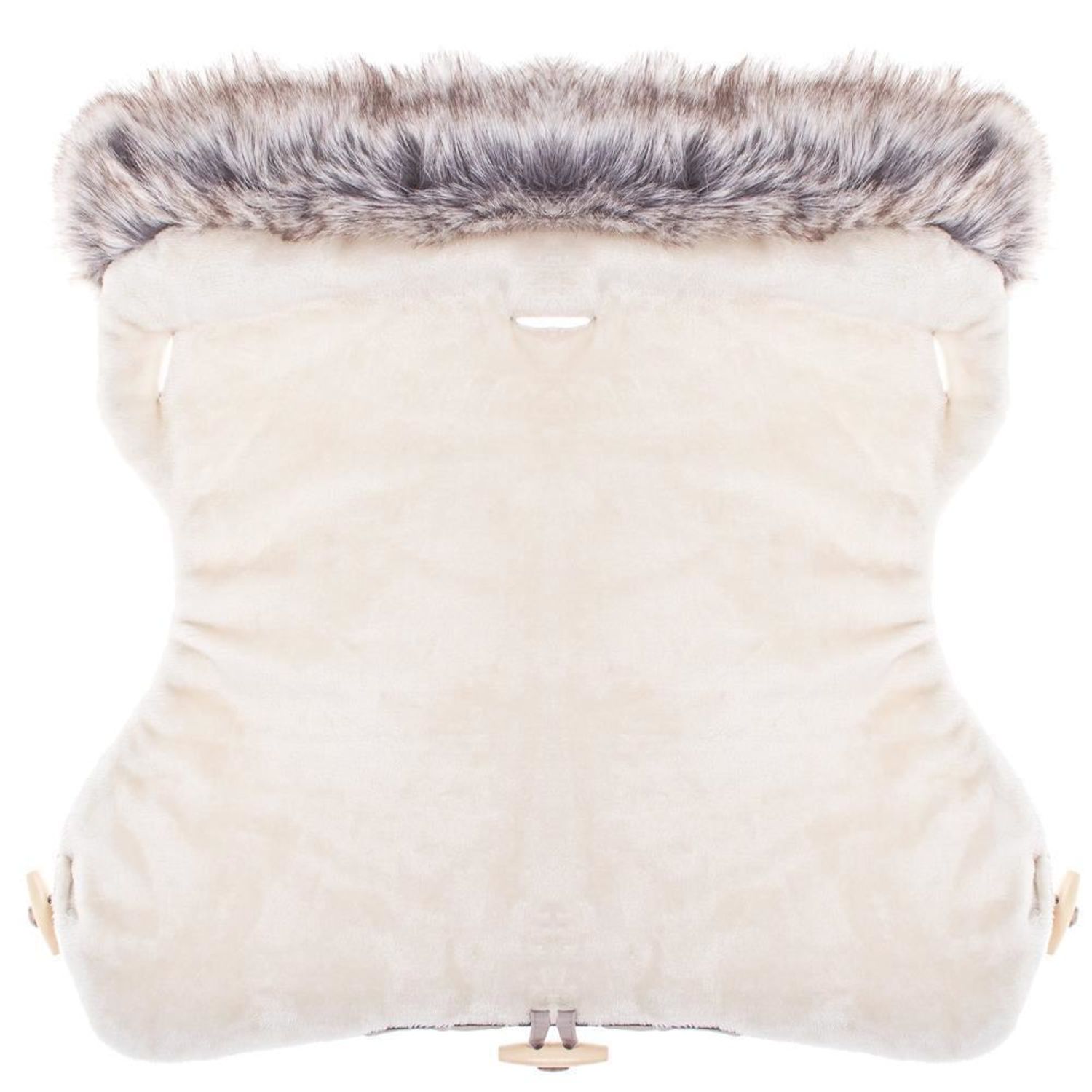 Manson, manusi, iarna, pentru carucior, cu blana, bej, 45x50/40 cm, Springos fotografia produsului View 6 L