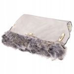 Manson, manusi, iarna, pentru carucior, cu blana, bej, 45x50/40 cm, Springos fotografia produsului View 2 S