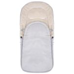 Sac de dormit pentru copii, bebelusi, cu husa, gri si bej, 90x43/35 cm, Springos fotografia produsului