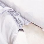 Sac de dormit pentru copii, bebelusi, cu husa, gri si bej, 90x43/35 cm, Springos fotografia produsului View 10 S
