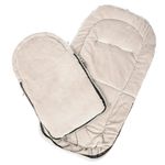 Sac de dormit pentru copii, bebelusi, cu husa, gri si bej, 90x43/35 cm, Springos fotografia produsului View 11 S