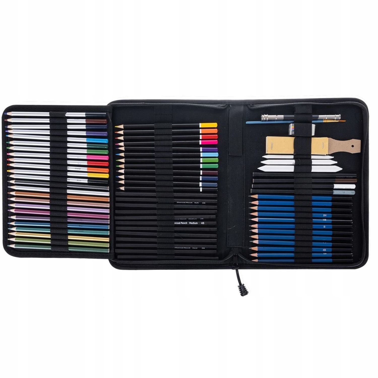 Set desen, schite, cu husa, 72 piese, 21x3.5x30 cm, Malatec fotografia produsului