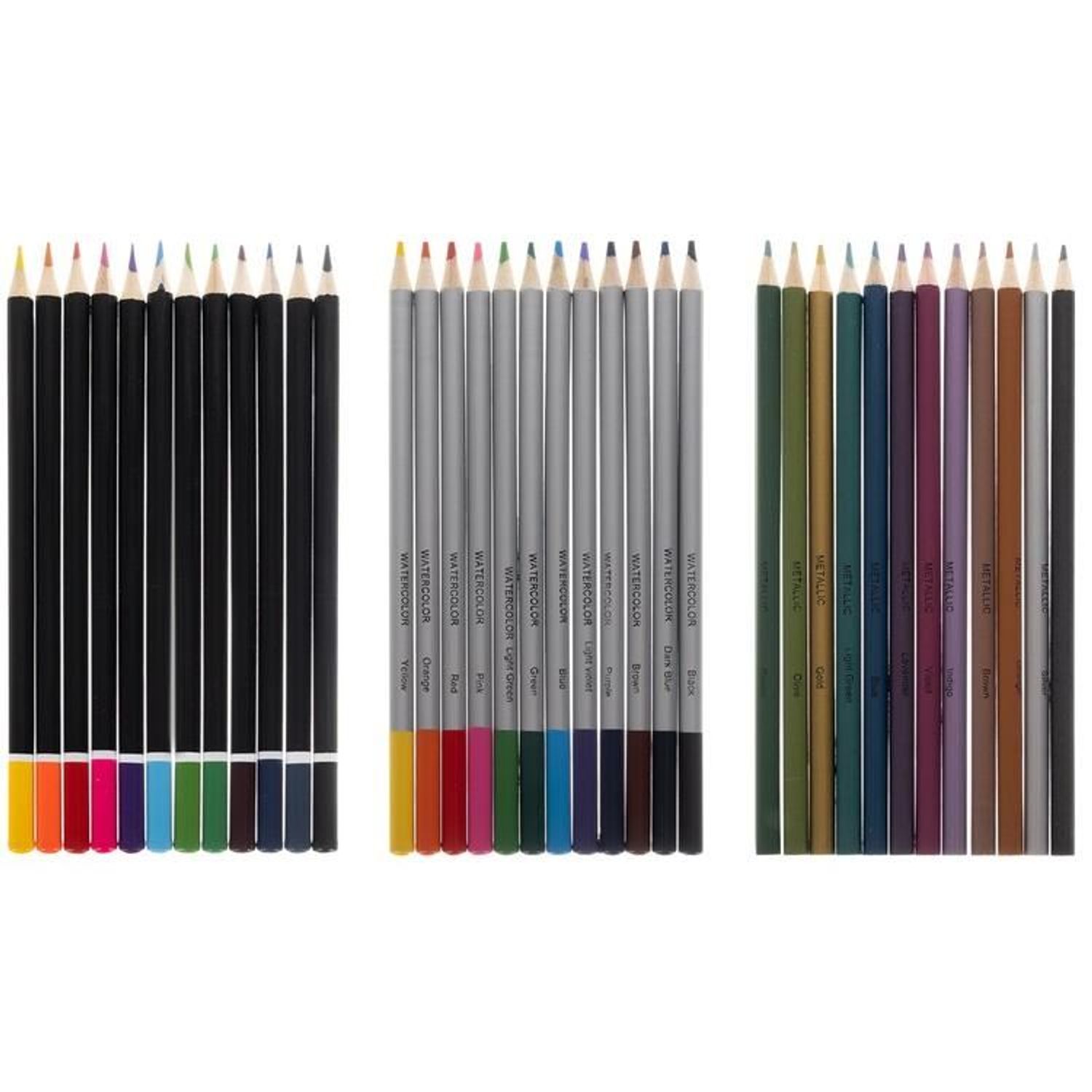 Set desen, schite, cu husa, 72 piese, 21x3.5x30 cm, Malatec fotografia produsului View 7 L