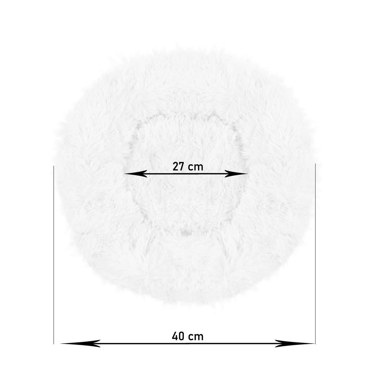 Culcus moale, pentru caine/pisica, bej, 40 cm fotografia produsului View 15 L