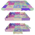 Covor tip puzzle, pentru copii, spuma EVA, 25 piese, 30x30 cm, Isotrade fotografia produsului View 10 S