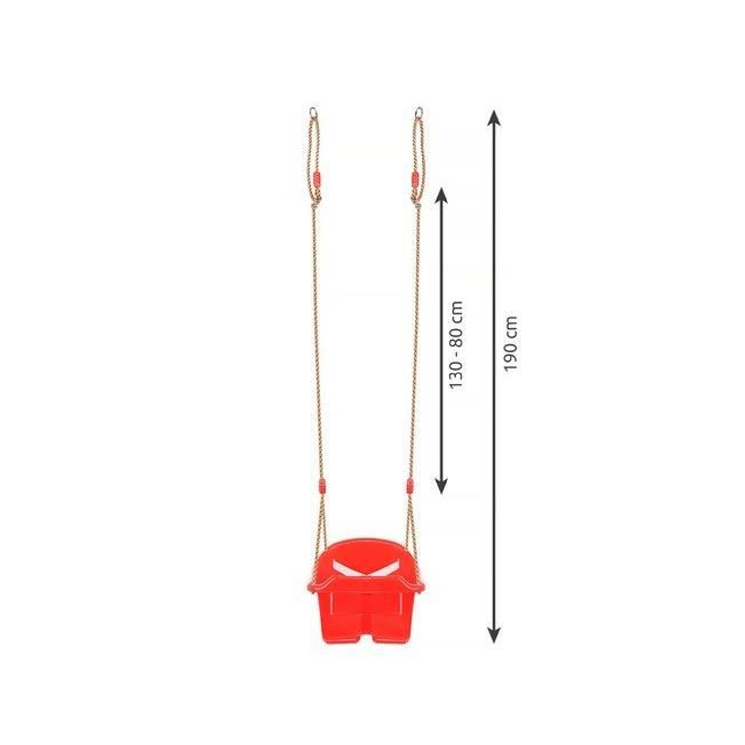 Leagan pentru copii, cu spatar, plastic, max 20 kg, 27x23x25 cm fotografia produsului View 8 L