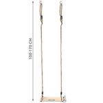Leagan pentru copii, lemn, max 45 kg, 40x16x100/170 cm fotografia produsului View 2 S