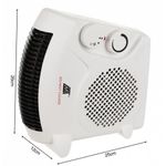 Aeroterma, 1000/2000 W, 2 trepte, 25x12x26 cm fotografia produsului View 8 S