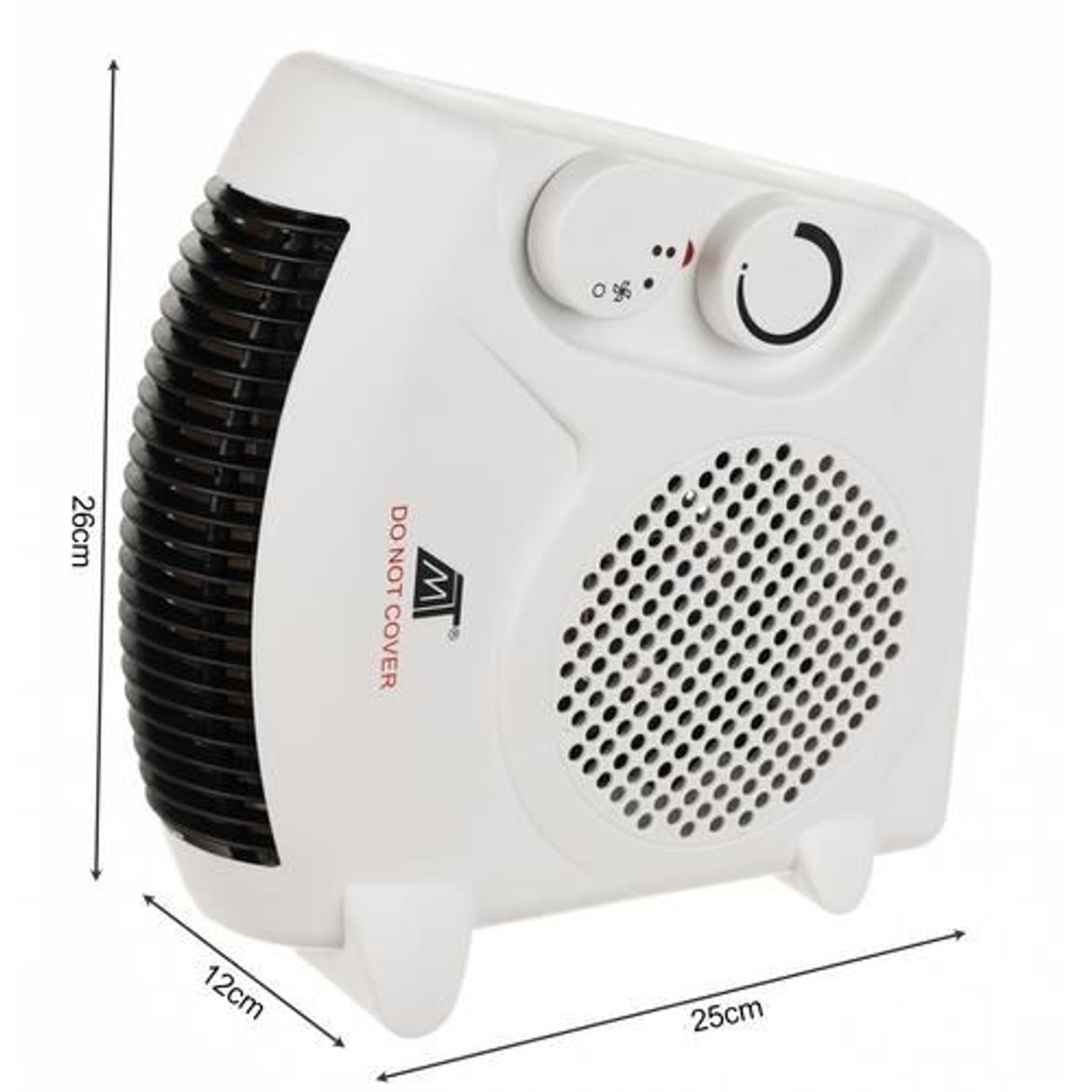 Aeroterma, 1000/2000 W, 2 trepte, 25x12x26 cm fotografia produsului View 8 L