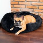 Culcus moale pentru caine/pisica, negru, 70 cm fotografia produsului View 13 S