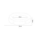 Culcus moale, pentru caine/pisica, rotund, verde, 53x10 cm fotografia produsului View 3 S