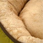 Culcus moale, pentru caine/pisica, rotund, verde, 53x10 cm fotografia produsului View 2 S