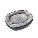 Culcus moale, pentru caine/pisica, rotund, vernil, 63x11 cm fotografia produsului
