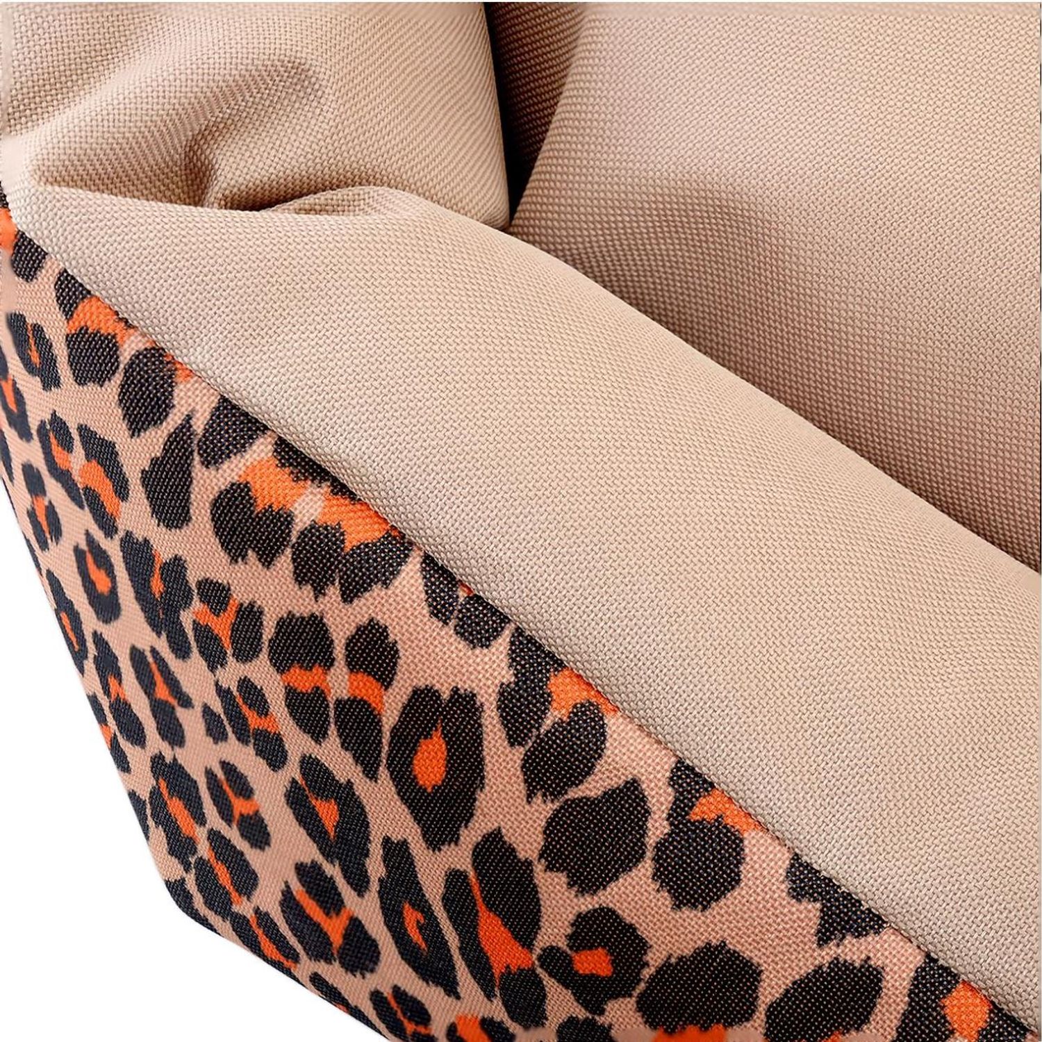 Culcus impermeabil, pentru caine/pisica, model animal print, 77 cm fotografia produsului View 3 L