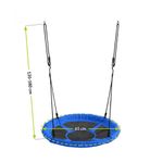 Leagan suspendat, cuib de barza, albastru, max 100 kg, 65 cm fotografia produsului View 3 S