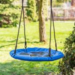 Leagan suspendat, cuib de barza, albastru, max 100 kg, 65 cm fotografia produsului View 2 S
