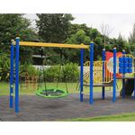 Leagan suspendat, cuib de barza, verde, max 100 kg, 100 cm fotografia produsului View 6 S