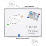 Tabla magnetica cu stergere uscata, 60x45 cm, Springos fotografia produsului View 3 S