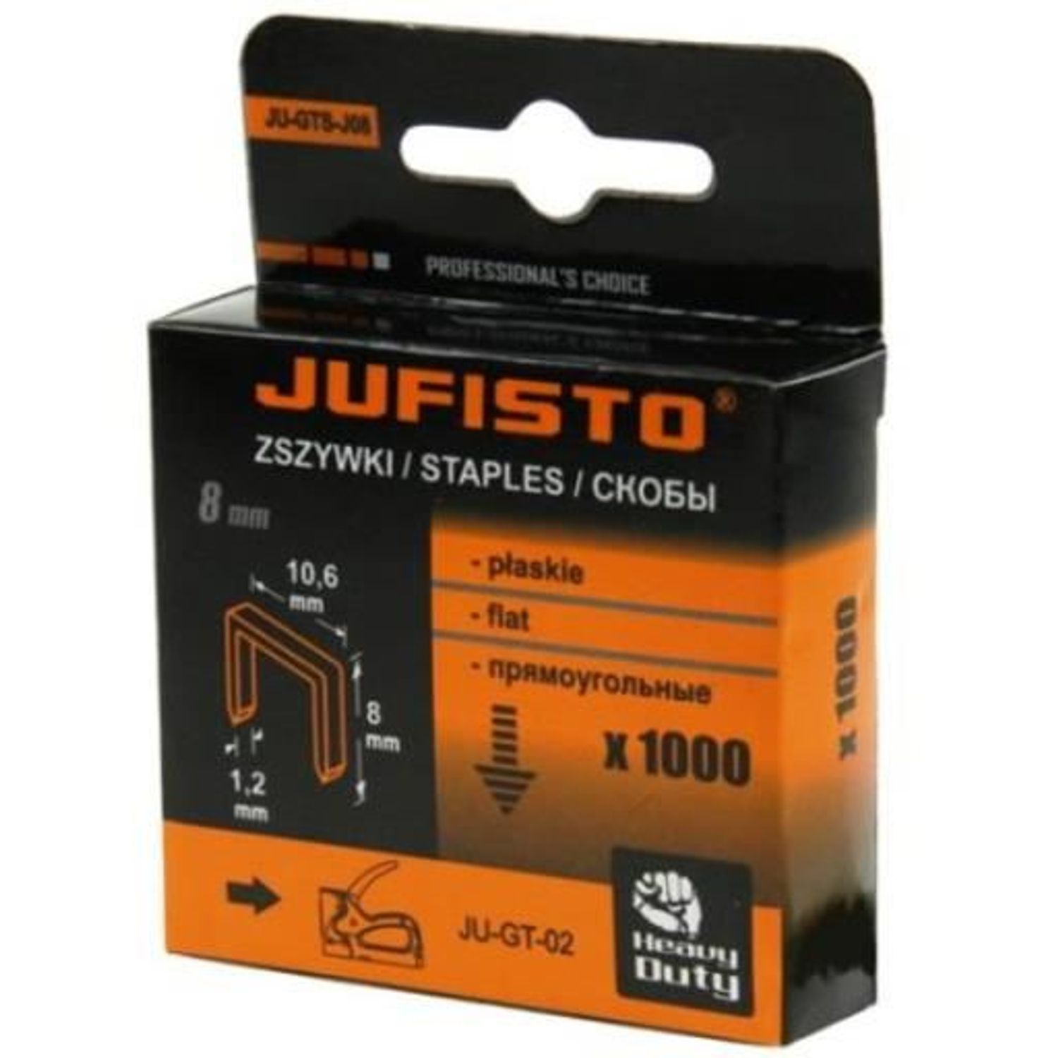 Capse tip G/10, 8 mm, 1000 buc, Jufisto fotografia produsului
