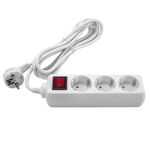 Prelungitor electric 3 prize, 3 m, intrerupator, GELUX fotografia produsului