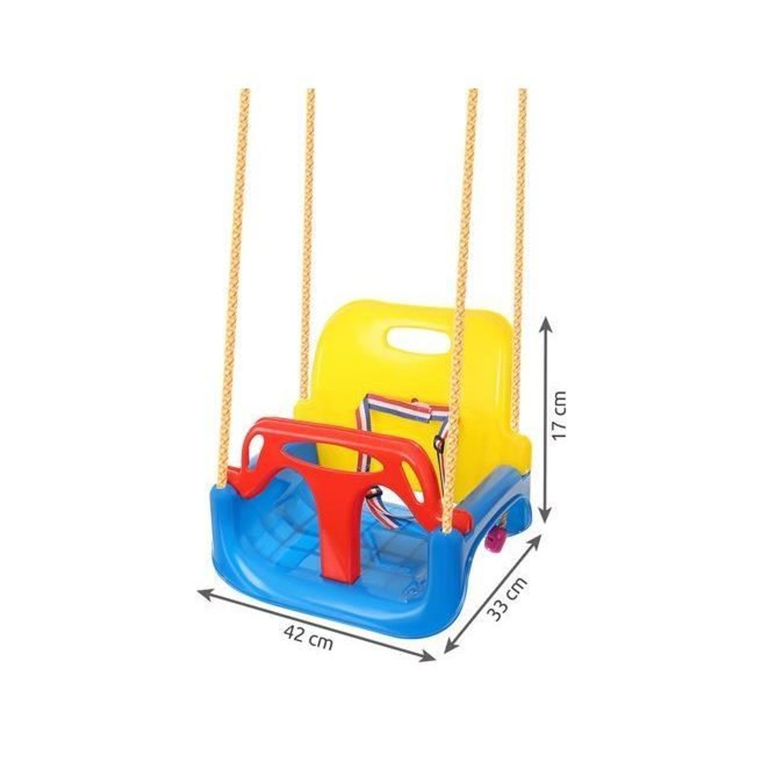 Leagan pentru copii, 3 in 1, plastic, max 30 kg, 42x33x17 cm fotografia produsului View 10 L