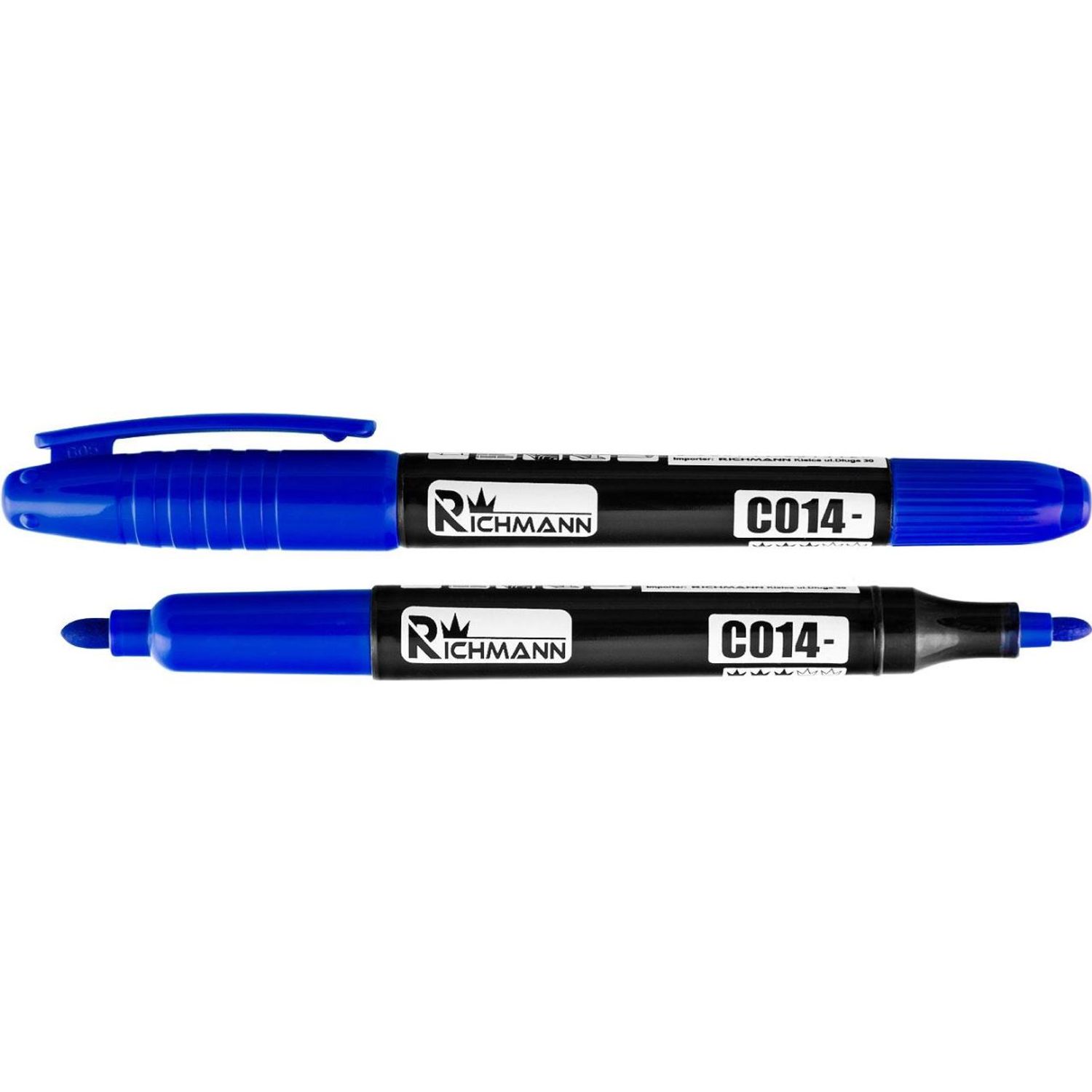 Marker permanent subtire, 2 capete, 4 culori, (set 36 buc), RICHMANN fotografia produsului View 3 L