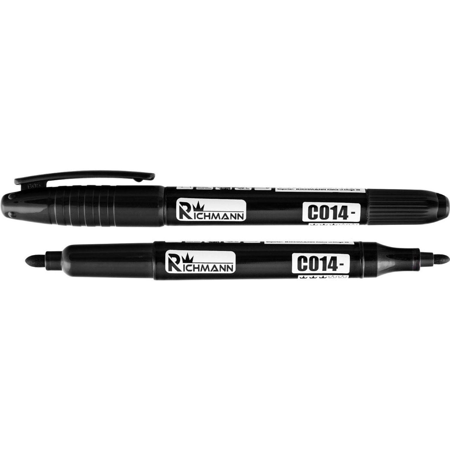 Marker permanent subtire, 2 capete, 4 culori, (set 36 buc), RICHMANN fotografia produsului View 4 L