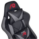 Scaun de gaming negru cu suport de picioare + mousepad cadou fotografia produsului View 3 S