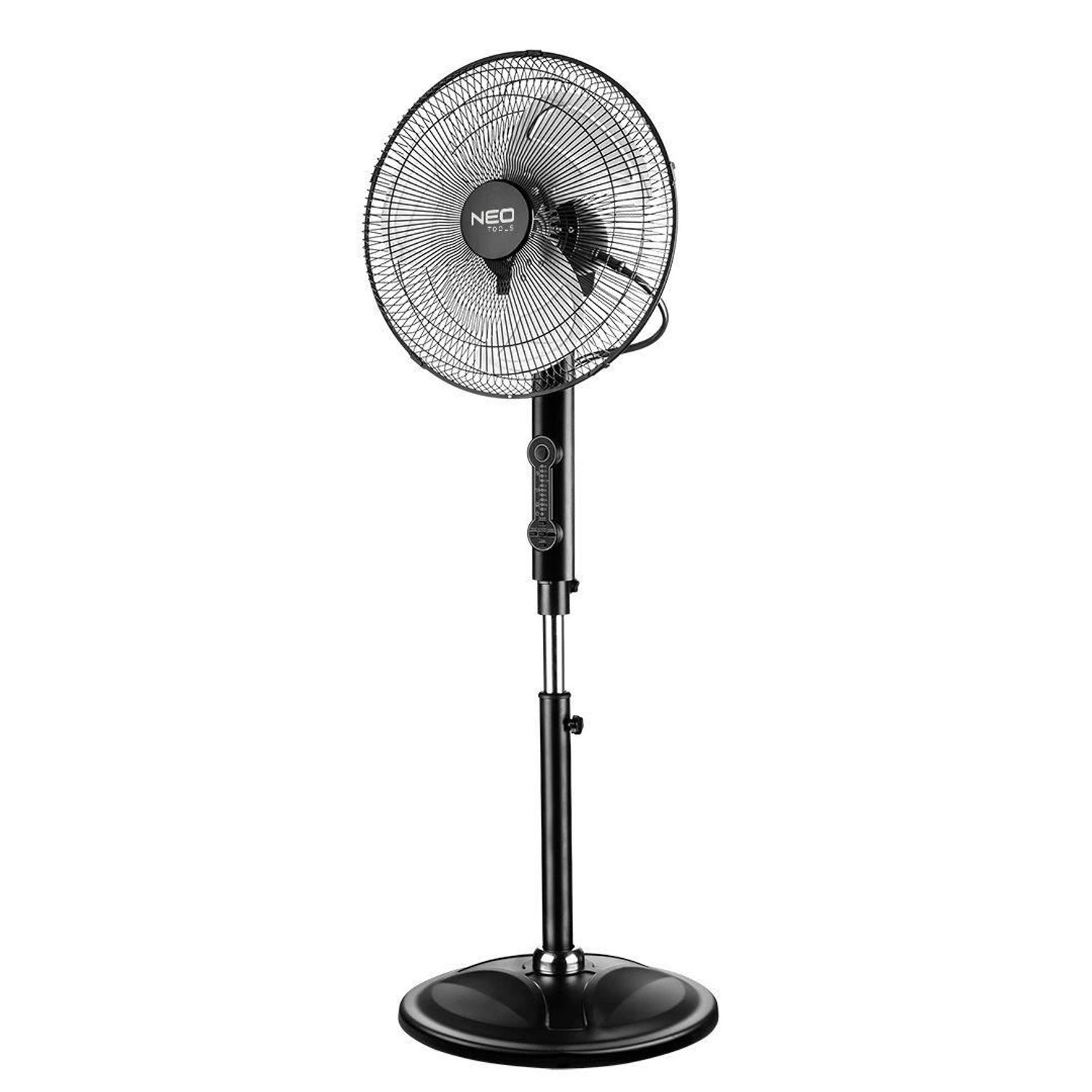 Ventilator cu picior, 80 W, telecomanda, 3 viteze, 45 cm, NEO fotografia produsului