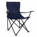 Scaun pliabil pentru camping, gradina, pescuit, albastru, SPRINGOS fotografia produsului