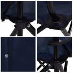 Scaun pliabil pentru camping, gradina, pescuit, albastru, SPRINGOS fotografia produsului View 4 S
