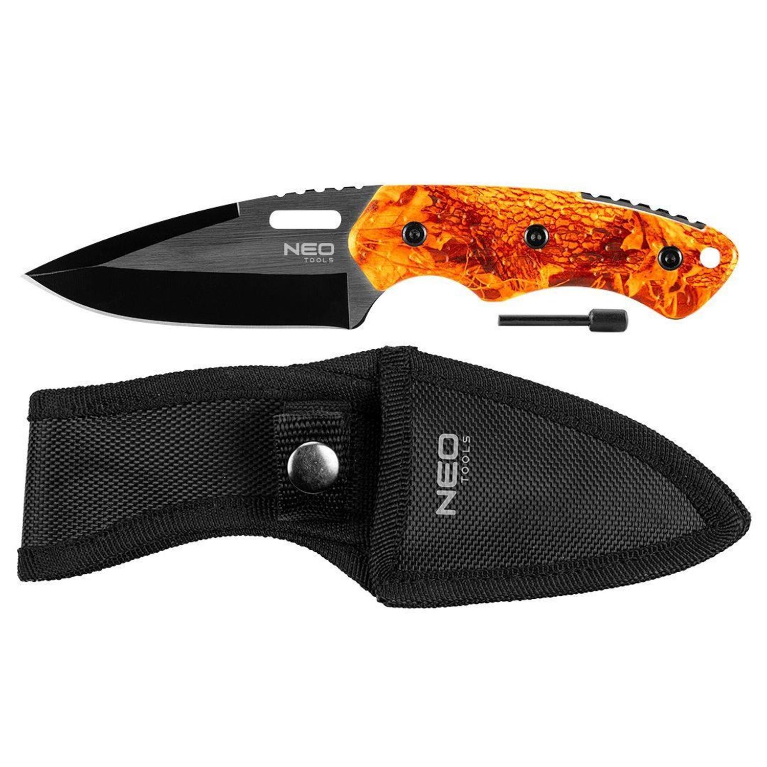Cutit tactic, cu teaca si amnar, model Survival, 20 cm, NEO fotografia produsului