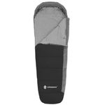 Sac de dormit, turistic, negru si gri, 220x50/80 cm, Springos fotografia produsului