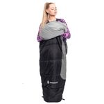 Sac de dormit, turistic, negru si gri, 220x50/80 cm, Springos fotografia produsului View 11 S