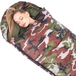 Sac de dormit, turistic, 2 in 1, camuflaj, 210x73 cm, Springos fotografia produsului View 10 S