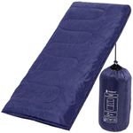 Sac de dormit, turistic, 2 in 1, albastru, 190x73 cm, Springos fotografia produsului View 19 S