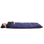 Sac de dormit, turistic, 2 in 1, albastru, 190x73 cm, Springos fotografia produsului View 21 S