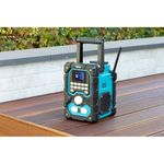 Radio cu bluetooth, 18V Li-ion (acumulator neinclus), USB, DAB+FM, SAS+ALL, Dedra fotografia produsului View 2 S