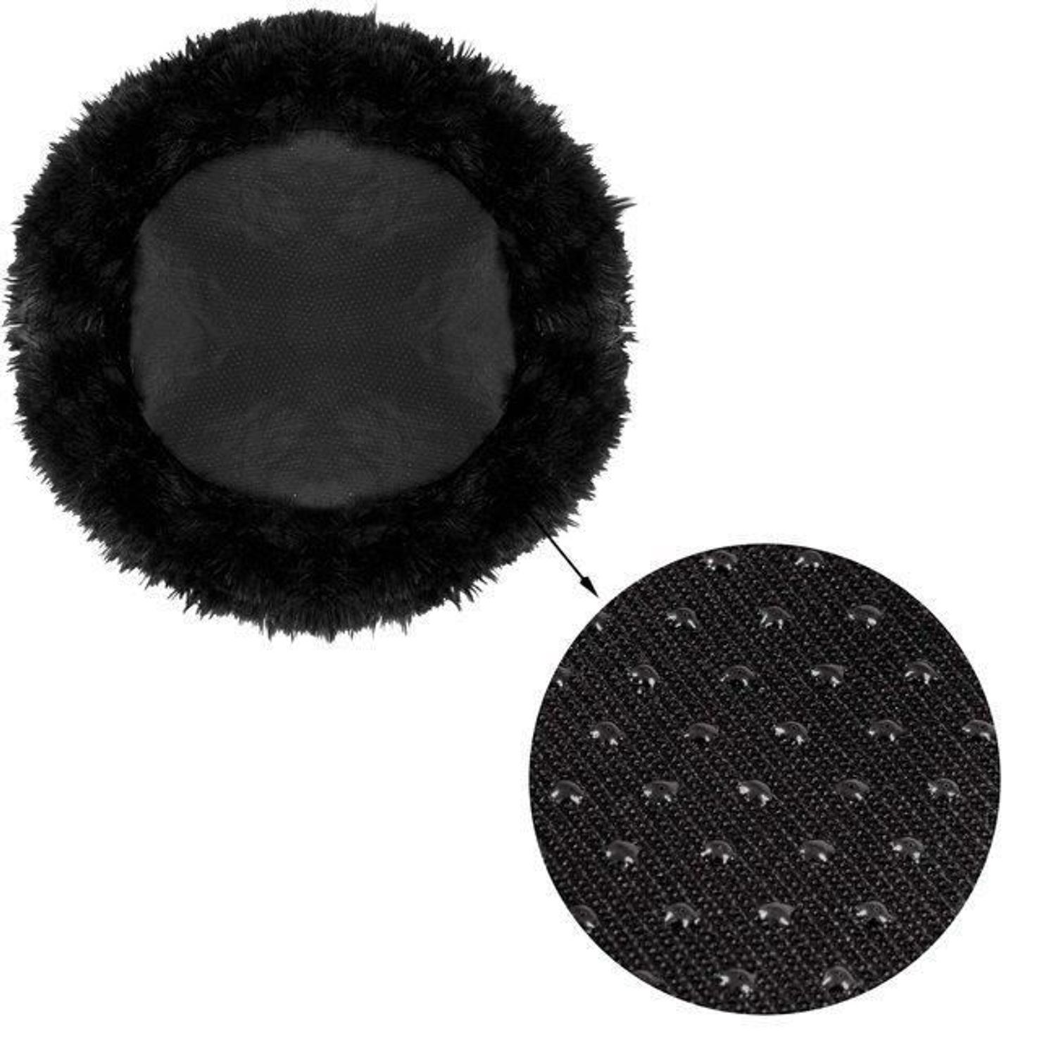 Culcus moale, pentru caine/pisica, negru, 60 cm fotografia produsului View 6 L