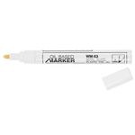 Marker permanent cu vopsea alba blister, Strend Pro fotografia produsului