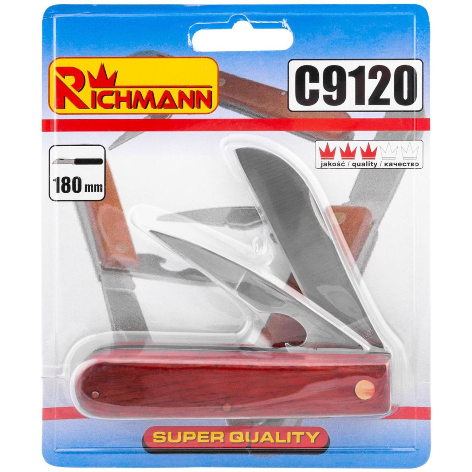 Briceag, cutit si deschizator rabatabil de buzunar, 180 mm, Richmann Exclusive fotografia produsului View 6 L