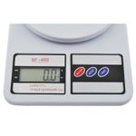 Cantar electronic de bucatarie, max 7 kg, alb, 2xAA, 14.5 cm/14x24 cm fotografia produsului View 3 S