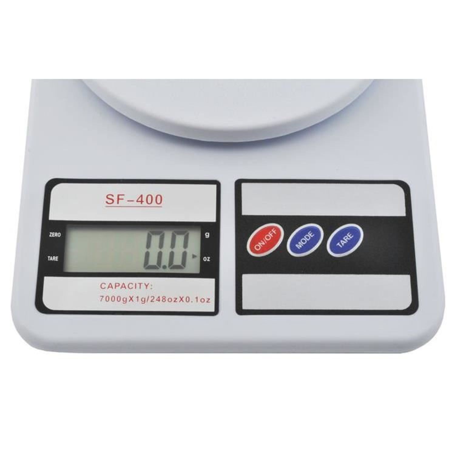 Cantar electronic de bucatarie, max 7 kg, alb, 2xAA, 14.5 cm/14x24 cm fotografia produsului View 3 L
