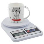 Cantar electronic de bucatarie, max 7 kg, alb, 2xAA, 14.5 cm/14x24 cm fotografia produsului View 4 S