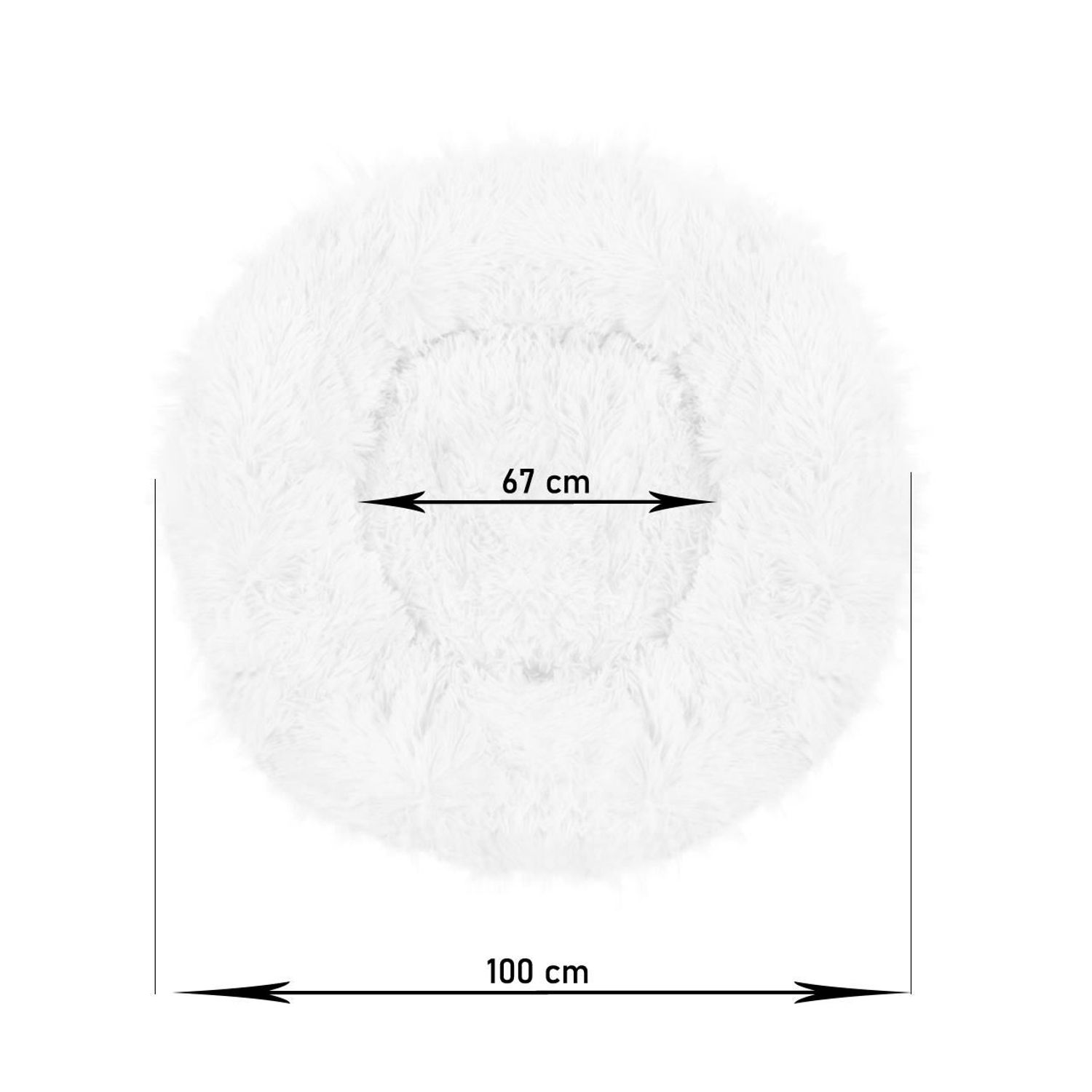 Culcus moale, pentru caine/pisica, gri, 100 cm fotografia produsului View 15 L