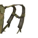 Ghiozdan/rucsac tactic, 5 compartimente, poliester 600D, verde, 20 L, 29x20x45 cm, Isotrade fotografia produsului View 12 S