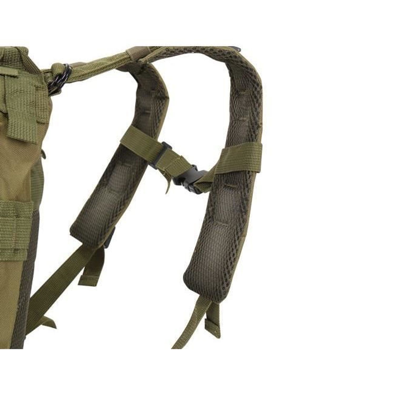 Ghiozdan/rucsac tactic, 5 compartimente, poliester 600D, verde, 20 L, 29x20x45 cm, Isotrade fotografia produsului View 12 L